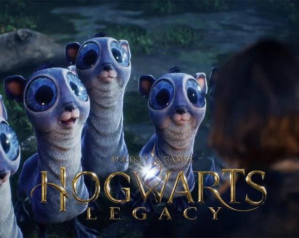 Прогулка волшебного существа на новых кадрах ролевой игры Hogwarts Legacy
